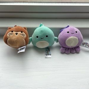 Sea Creature Squishmallows Keychains